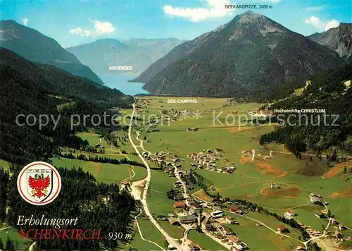 AK / Ansichtskarte Achenkirch Fliegeraufnahme mit Achensee Achenkirch