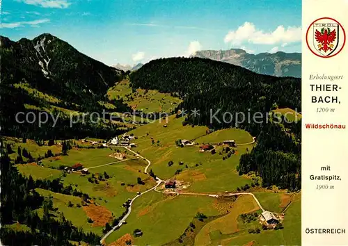 AK / Ansichtskarte Thierbach_Wildschoenau Fliegeraufnahme Thierbach Wildschoenau