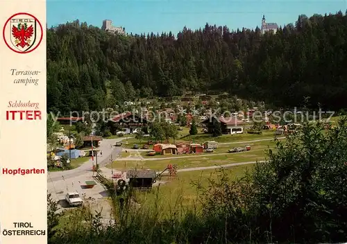 AK / Ansichtskarte Hopfgarten_Defereggen Schlossberg Itter Camping Hopfgarten Defereggen