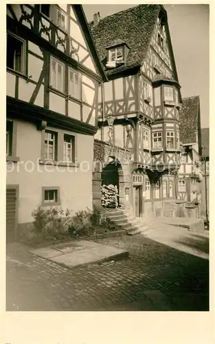 AK / Ansichtskarte Miltenberg_Main Altstadt Fachwerkhaeuser Miltenberg Main