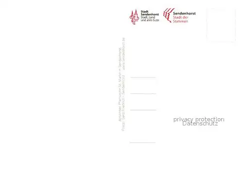 AK / Ansichtskarte Sendenhorst Kirche Portal Sendenhorst