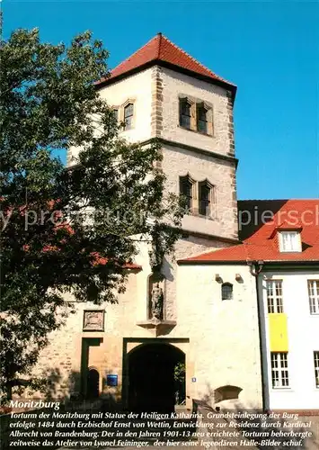 AK / Ansichtskarte Halle_Saale Moritzburg Chronik Halle_Saale