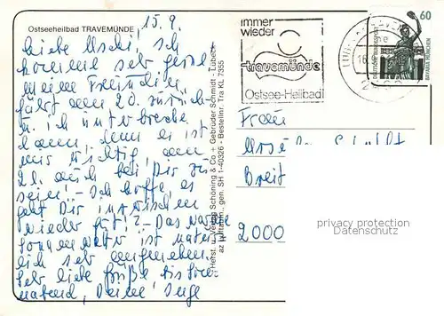 AK / Ansichtskarte Travemuende_Ostseebad Yachthafen Hotel Maritim Fliegeraufnahme Travemuende_Ostseebad