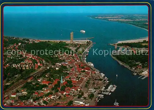 AK / Ansichtskarte Travemuende_Ostseebad Fliegeraufnahme Travemuende_Ostseebad