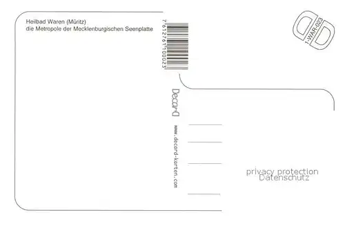 AK / Ansichtskarte Waren_Mueritz Teilansichten Luftkurort Mecklenburgische Seenplatte Chronik Waren Mueritz