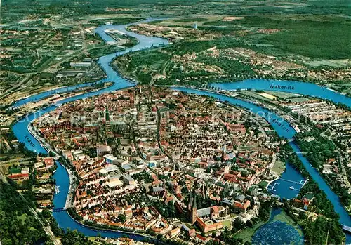 AK / Ansichtskarte Luebeck Stadtzentrum Hansestadt Fliegeraufnahme Luebeck