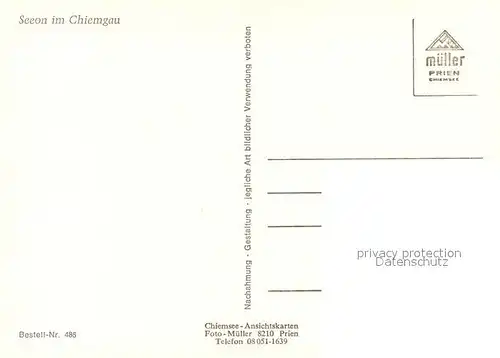 AK / Ansichtskarte Seeon Seebruck Kloster Kirche Klostersee Badestrand Trachten Volkstanz Abendstimmung am See Seeon Seebruck