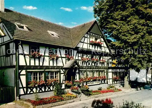AK / Ansichtskarte Sasbachwalden Gasthaus Engel Fachwerkhaus Sasbachwalden
