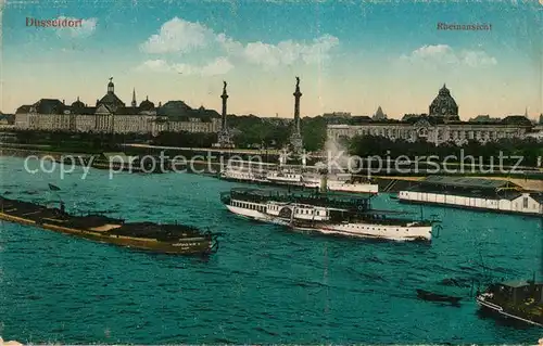 AK / Ansichtskarte Duesseldorf Rheinpartie Duesseldorf