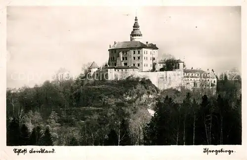 AK / Ansichtskarte Isergebirge Schloss Friedland Wallensteinschloss Isergebirge