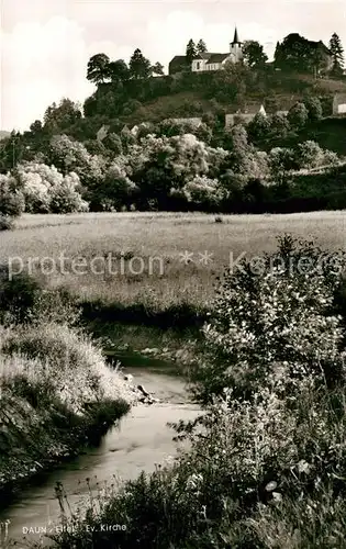 AK / Ansichtskarte Daun_Eifel Ev Kirche Daun_Eifel