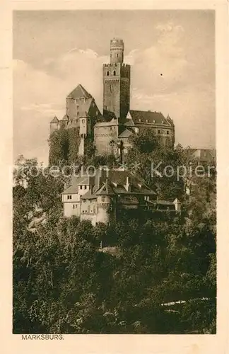 AK / Ansichtskarte Bingen_Rhein Die Marksburg Bingen Rhein