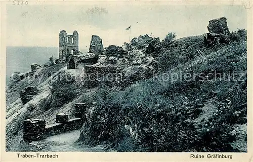 AK / Ansichtskarte Traben Trarbach Ruine Graefinburg Traben Trarbach