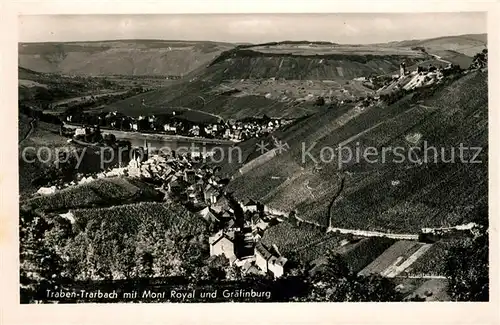 AK / Ansichtskarte Traben Trarbach mit Mont Royal und Graefinburg Traben Trarbach