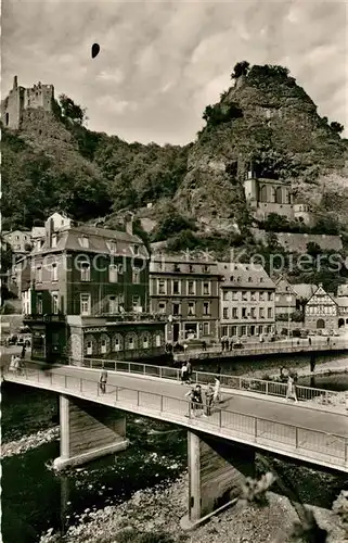 AK / Ansichtskarte Oberstein_Nahe Neue Schloss und Felsenkirche Oberstein_Nahe