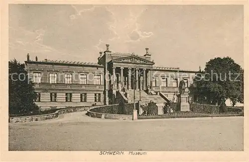 AK / Ansichtskarte Schwerin_Mecklenburg Museum Schwerin_Mecklenburg
