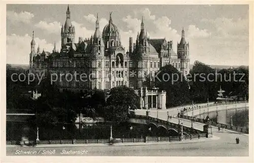 AK / Ansichtskarte Schwerin_Mecklenburg Schloss  Schwerin_Mecklenburg