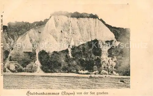 AK / Ansichtskarte Stubbenkammer_Ruegen Seeseite Stubbenkammer Ruegen