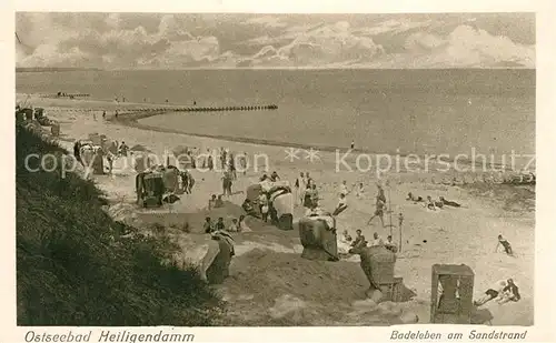 AK / Ansichtskarte Heiligendamm_Ostseebad Badeleben am Sandstrand Heiligendamm_Ostseebad
