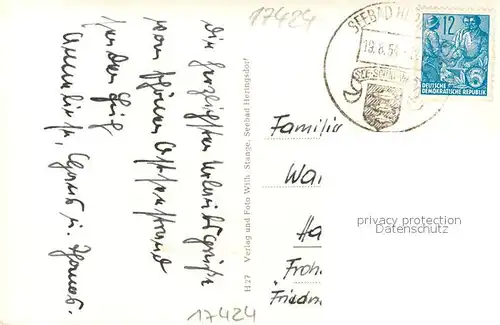 AK / Ansichtskarte Heringsdorf_Ostseebad_Usedom Seebrueckenblick Heringsdorf_Ostseebad