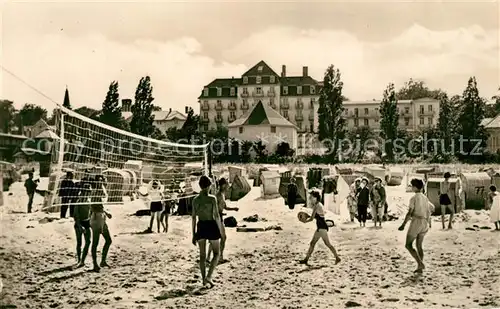 AK / Ansichtskarte Heringsdorf_Ostseebad_Usedom Strandpartie Heringsdorf_Ostseebad