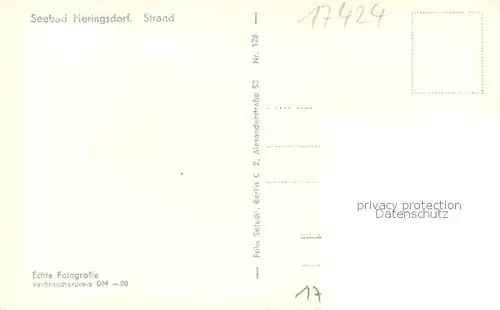 AK / Ansichtskarte Heringsdorf_Ostseebad_Usedom Strandpartie Heringsdorf_Ostseebad