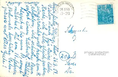 AK / Ansichtskarte Schwerin_Mecklenburg Panorama Schwerin_Mecklenburg