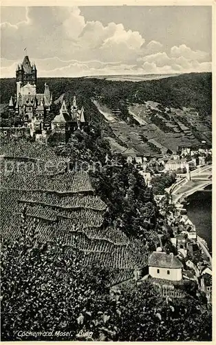 AK / Ansichtskarte Cochem_Mosel Burg Cochem Mosel