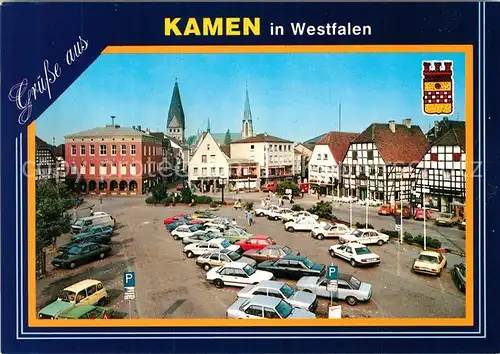 AK / Ansichtskarte Kamen_Westfalen Marktplatz Kamen_Westfalen