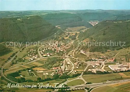 AK / Ansichtskarte Muehlhausen_Taele Fliegeraufnahme Muehlhausen_Taele