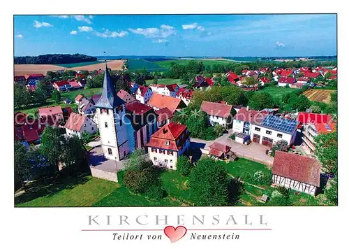 AK / Ansichtskarte Kirchensall Fliegeraufnahme Kirchensall