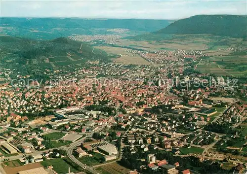 AK / Ansichtskarte Metzingen_Wuerttemberg Fliegeraufnahme Metzingen Wuerttemberg