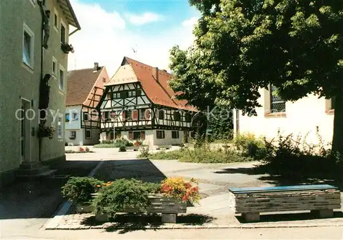 AK / Ansichtskarte Mengen_Wuerttemberg Ehemaliges Messerhaus Fachwerkhaus Mengen Wuerttemberg