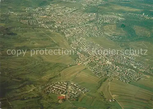 AK / Ansichtskarte Metzingen_Wuerttemberg Fliegeraufnahme Metzingen Wuerttemberg