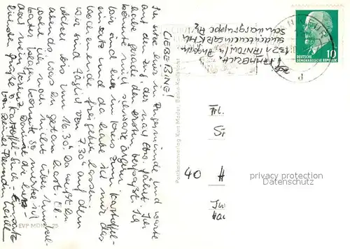 AK / Ansichtskarte Angermuende Einstein Oberschule Ledigenwohnheim Thaelmannstrasse Wolletzsee  Angermuende