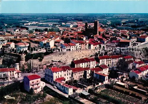 AK / Ansichtskarte Elne Vue Aerienne Fliegeraufnahme Elne