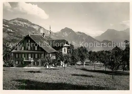 AK / Ansichtskarte Weggis_Vierwaldstaettersee Pension Friedheim  Weggis_Vierwaldstaettersee