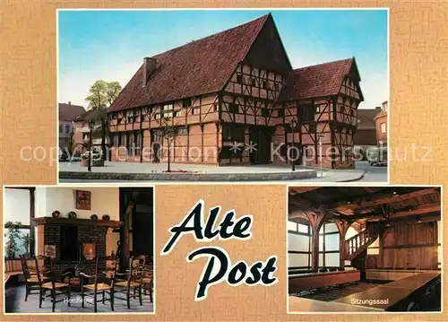 AK / Ansichtskarte Drensteinfurt Alte Post Innenansichten Drensteinfurt
