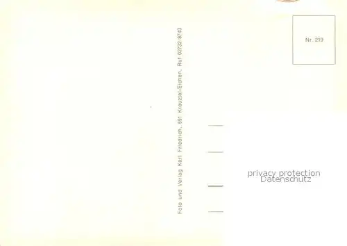 AK / Ansichtskarte Eichen_Kreuztal_Westfalen Panorama 