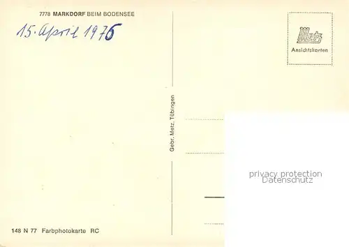 AK / Ansichtskarte Markdorf_Baden Kirche Markdorf_Baden