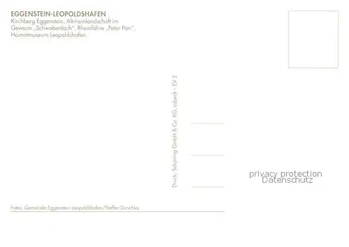 AK / Ansichtskarte Leopoldshafen Kirchberg Kirche Altrhein Landschaftspanorama Faehre Heimatmuseum Fachwerkhaus Leopoldshafen