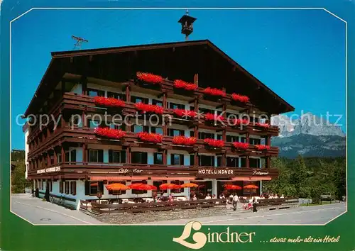 AK / Ansichtskarte Oberndorf_Tirol Hotel Lindner Restaurant Cafe Oberndorf Tirol