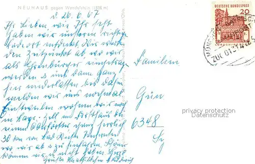 AK / Ansichtskarte Neuhaus_Inn Panorama Wendelstein Neuhaus Inn