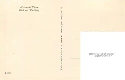 AK / Ansichtskarte Eisenach_Thueringen Wartburg Panorama Eisenach Thueringen