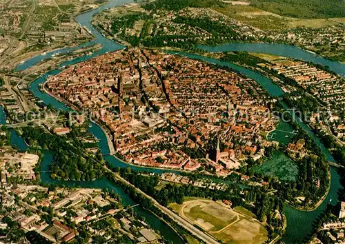 AK / Ansichtskarte Luebeck Fliegeraufnahme Luebeck