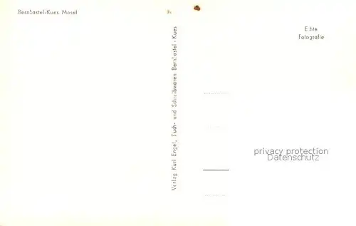 AK / Ansichtskarte Bernkastel Kues Moselpartie Bernkastel Kues