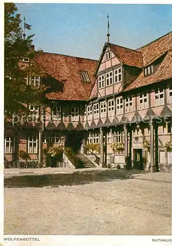 AK / Ansichtskarte Wolfenbuettel Rathaus Nordfluegel Wolfenbuettel