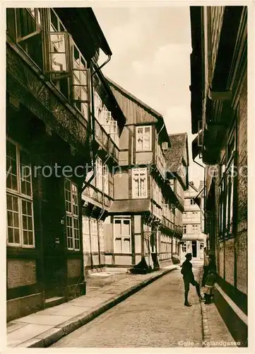 AK / Ansichtskarte Celle_Niedersachsen Kalandgasse Celle_Niedersachsen