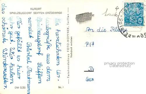 AK / Ansichtskarte Seiffen_Erzgebirge Panorama Seiffen Erzgebirge