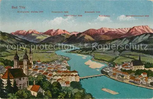 AK / Ansichtskarte Bad_Toelz Panoramakarte Bad_Toelz